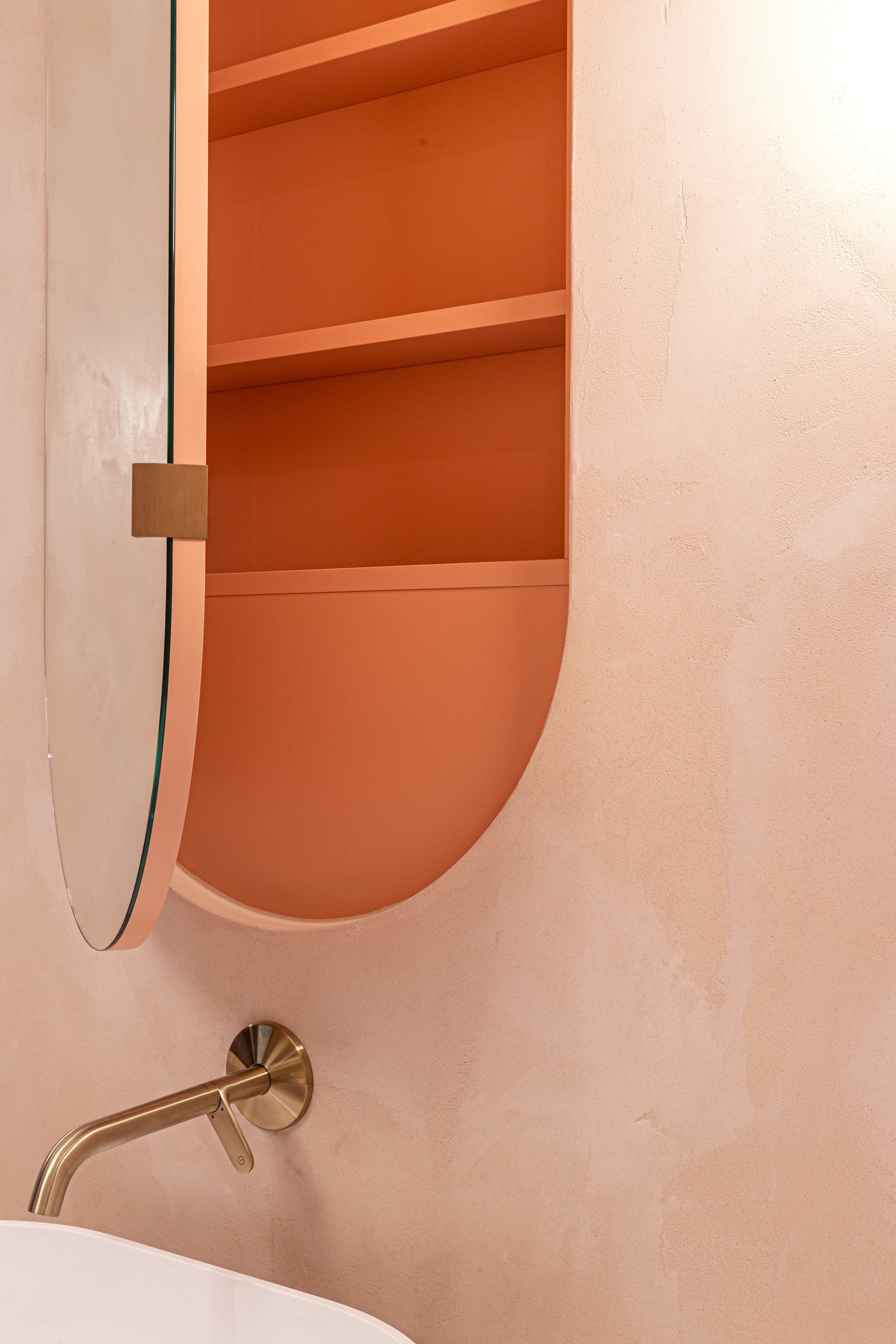 Aqua Sensa Bathroom Orange Salmon