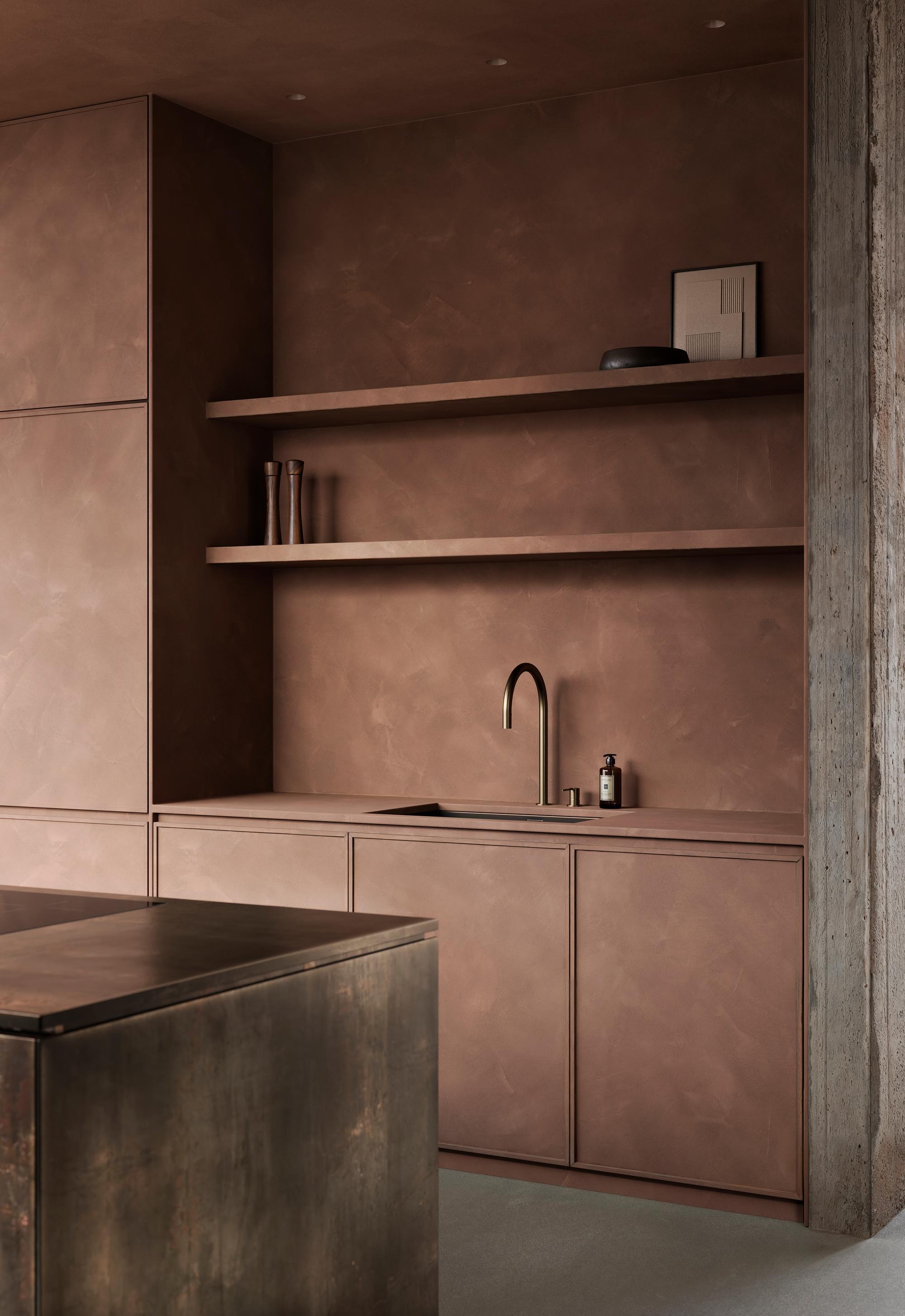 Calco Original brown kitchen