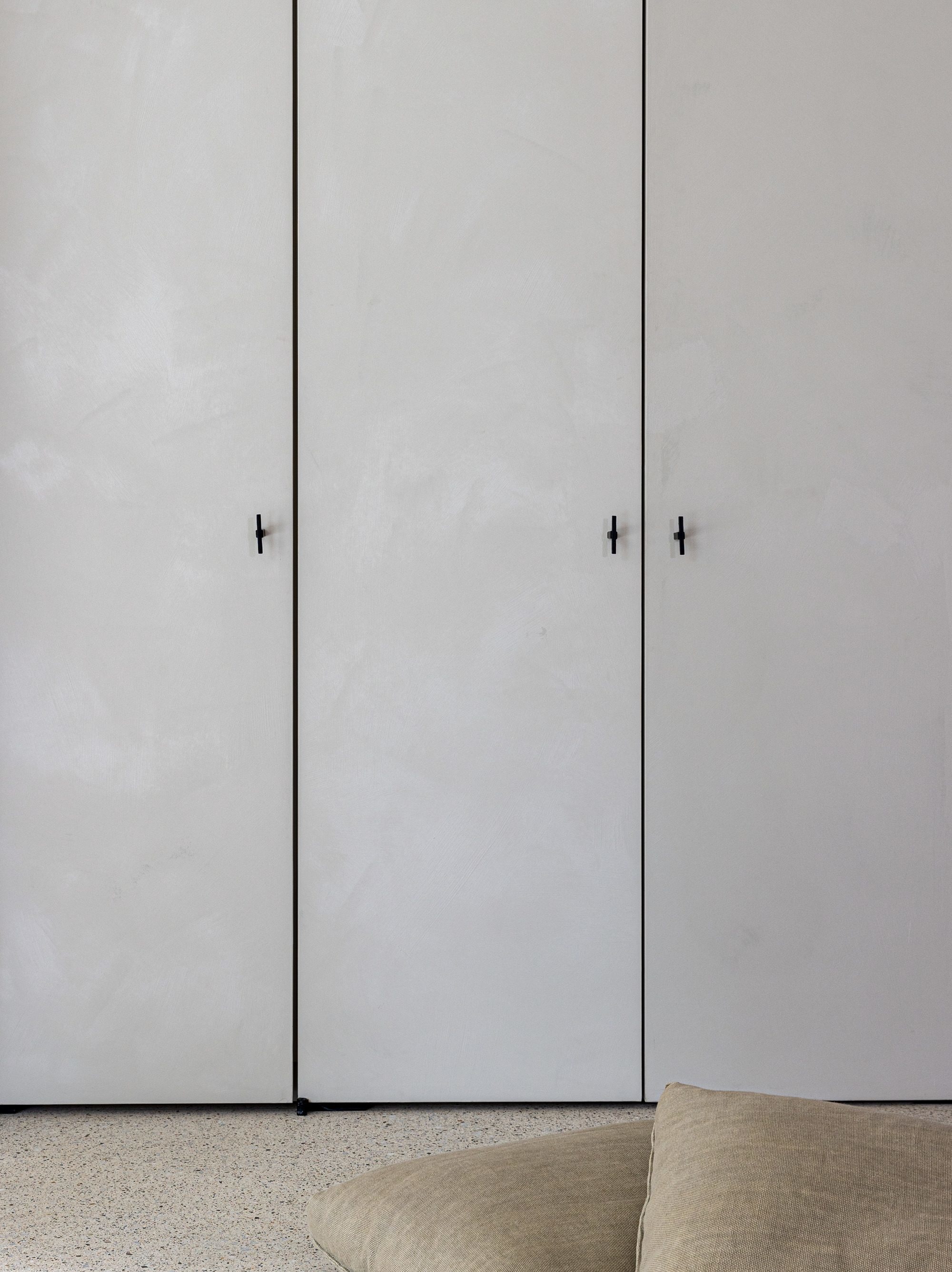 limestone brushtop cupboards beige