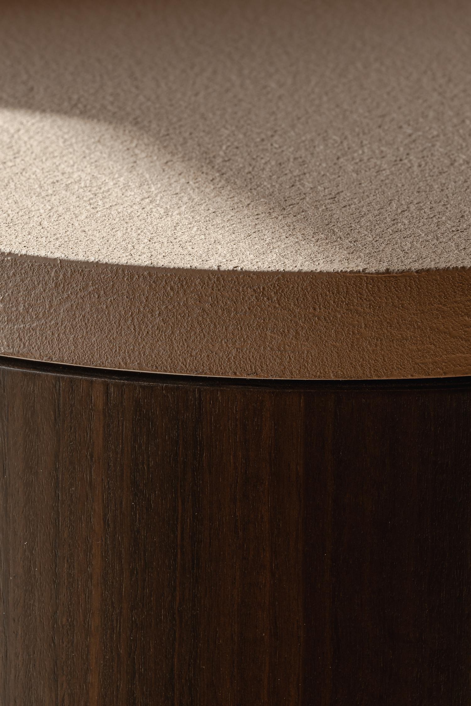 table top stone art beige brown